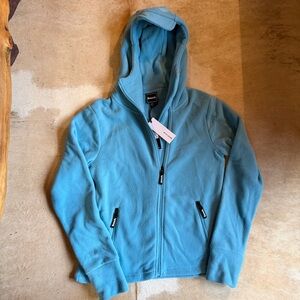 Bench Hooded Fleece Jacket. Arctic blue.  Medium.